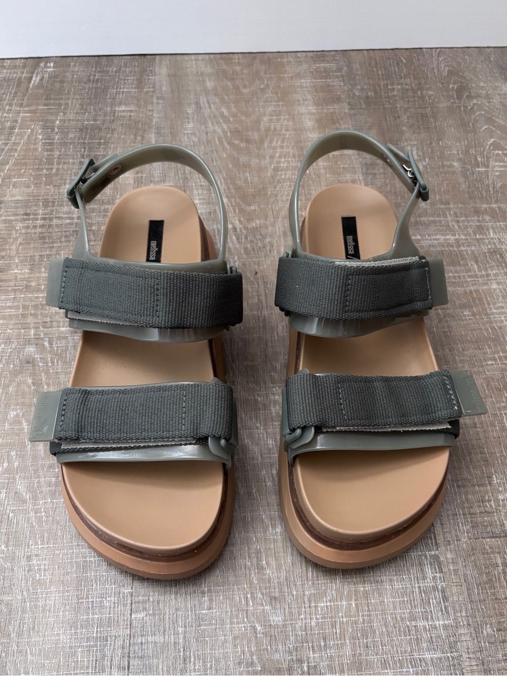 Melissa Cosmic Sandal II Buckle Platform Sandals Womens 8 Chunky Slide Y2K - Picture 5 of 14
